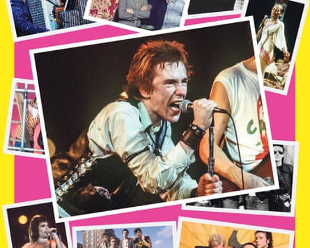 A montage of punk and different artists.
