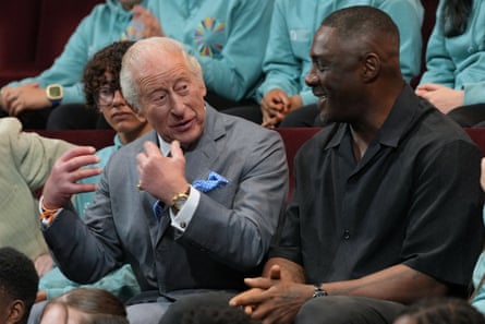 King Charles with Idris Elba