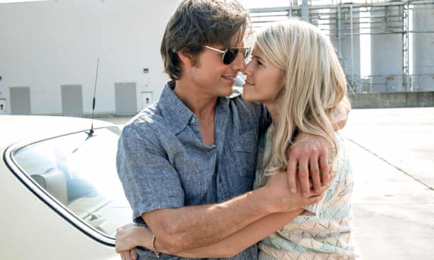 Tom Cruise and Sarah Wright in American Made.