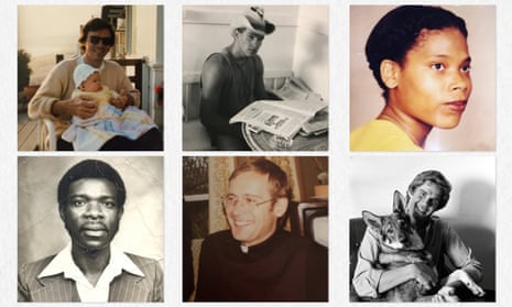 Images from #theaidsmemorial, top row (l-r): Perry Ellis, David Burns, Karyn Foster, bottom row: Anthony Kabungo, Rev Charles Bewick, Bill Rizzo. Photograph: Tyler Ellis, Nora Burn, Ashlee Foster, courtesy of Joan Dellavalle, courtesy of Vanessa Crawford, Lucien Samaha / @luciensamaha_onfilm