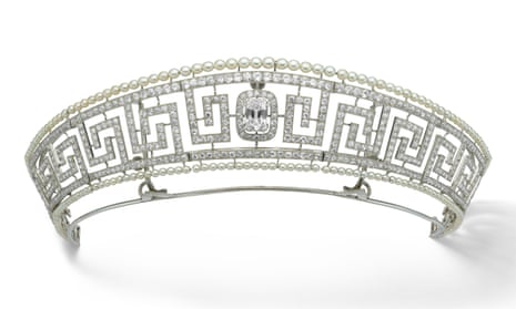 The Cartier tiara that once belonged to Marguerite Allan.