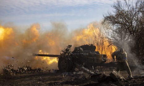 Ukrainian soldiers fire anti-tank missiles in Donetsk Oblast, Ukraine, 10 February 2023. 