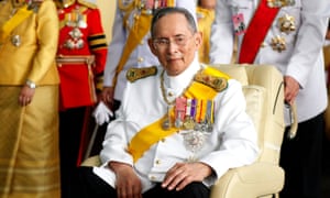 Thai king Bhumibol Adulyadej photographed on his 85th birthday in Bangkok.