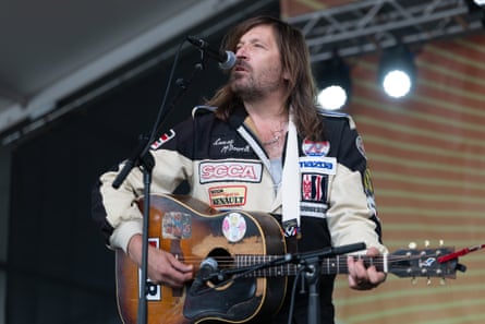 Just like Evan … Dando performing at the Newport Folk festival in July 2025.