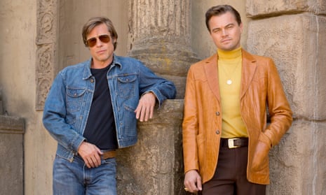 What might have been … Brad Pitt and Leonardo DiCaprioon the set of Quentin Tarantino’s upcoming Once Upon A Time In Hollywood. Matt Damon was approached for Brokeback too.