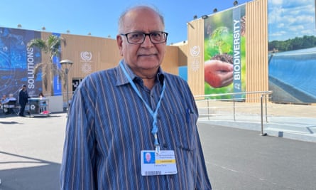 Farooq Tariq, a landless peasant organiser, in Sharm el-Sheikh.