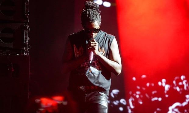 Young Thug performs on stage at 