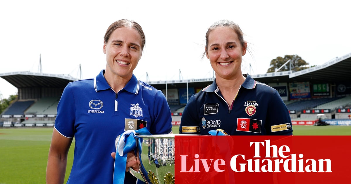 North Melbourne v Brisbane: 2025 AFLW grand final – live