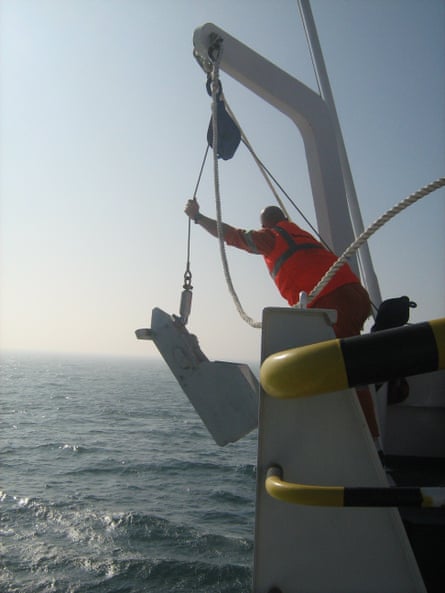 Crew on the ferry Armorique throw the CPR overboard