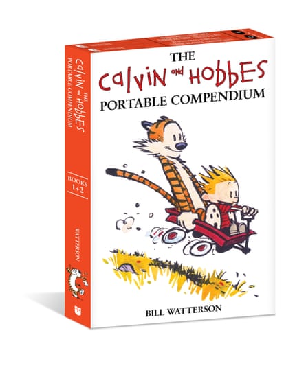 The cover of The Calvin and Hobbes Portable Compendium.