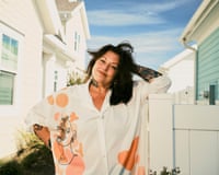 Singer Deborah Wesoff-Lopez-Kowalski outside her home in Florida