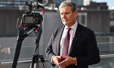 Keir Starmer at the Global Progress Action Summit in Montreal on 16 September, where he blamed most of the UK’s conflict with Europe post-Brexit on attempts to diverge from it.