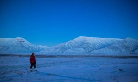 Just chilling out: Longyearbyen.