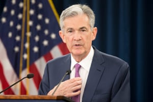 US Federal Reserve Board Chairman Jerome Powell last night