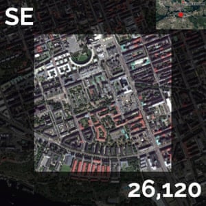 SE - population density maps - Stockholm