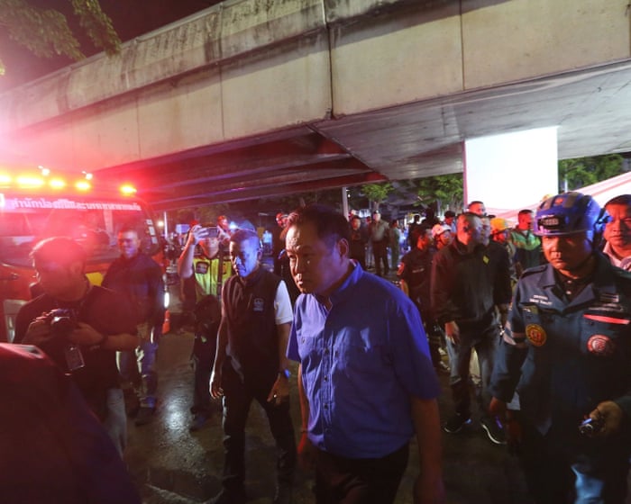Thai prime minister visits site of Bangkok pub fire that killed at least 27 people - video