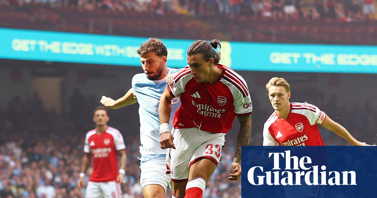 Calafiori’s fast start inspires Arsenal to big Community Shield win over Manchester City