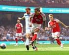 Calafiori’s fast start inspires Arsenal to big Community Shield win over Manchester City