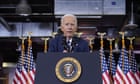 Joe Biden to hold first cabinet meeting as he pitches $2tn infrastructure plan - live