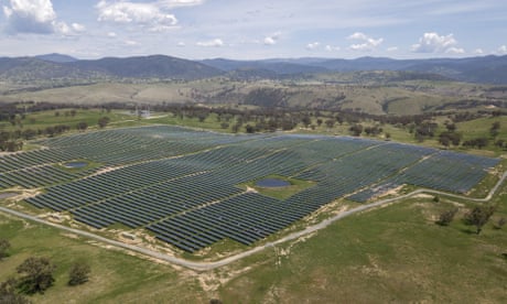 A solar farm