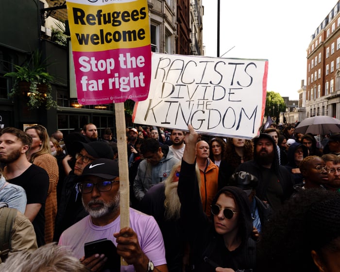 Labour MPs will hope Starmer’s words after far-right rally signal shift in tone