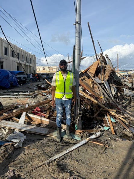 Mayor of Black River, Richard Solomon after Hurricane Melissa.