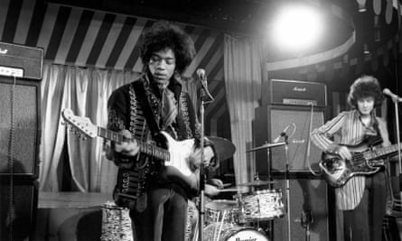 Experience unlimited … The Jimi Hendrix Experience performing at the Marquee in London in 1967.