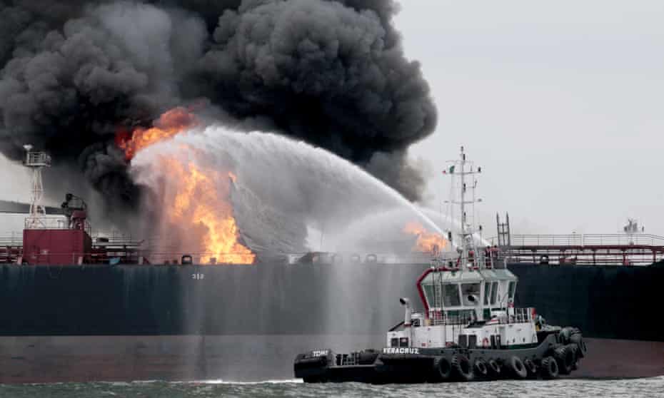 pemex tanker fire