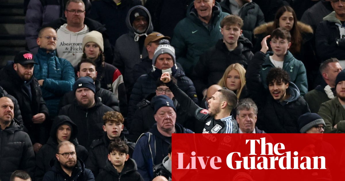 Tottenham v Aston Villa: FA Cup third round – live