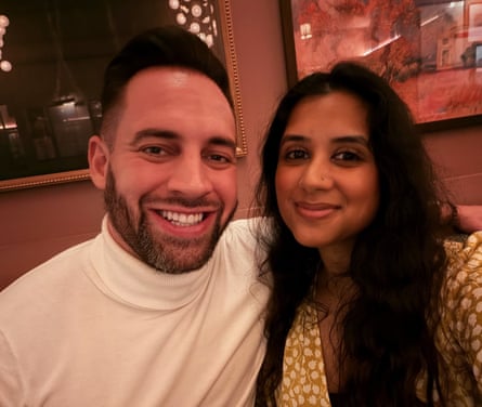 David and Sabah on their date.