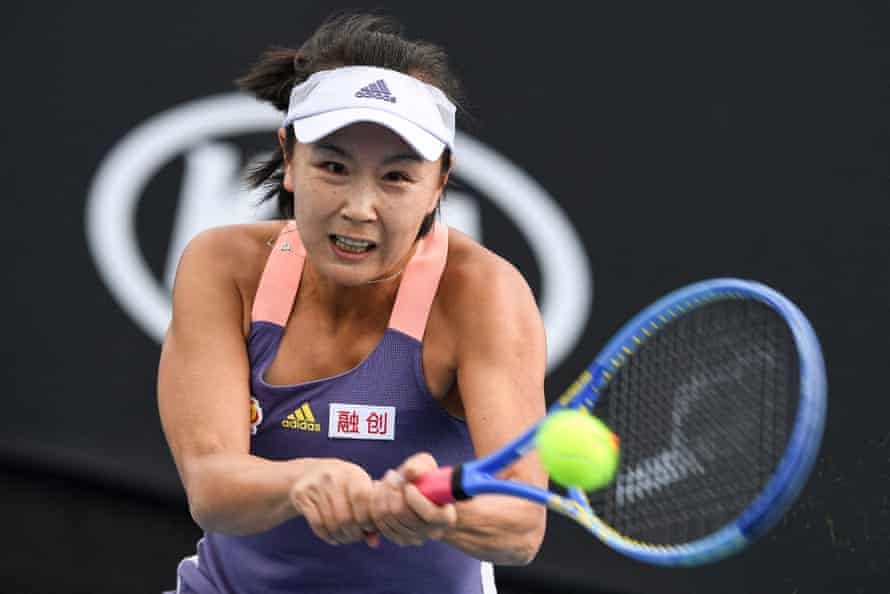 Peng Shuai de la Chine.