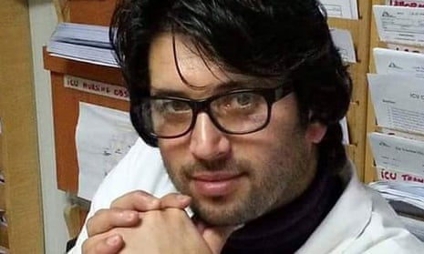 Doctor Ehsan Osmani, 25, worked in the intensive care unit.