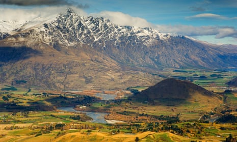 Remarkable Mountains and Valley, Queenstown, Otago, New Zealand.