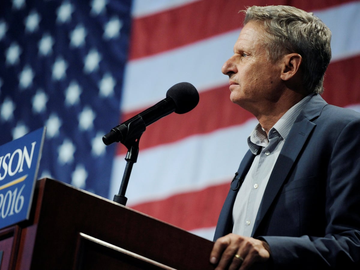 Did Third Party Candidates Jill Stein And Gary Johnson Lose Clinton The Election Us News The Guardian