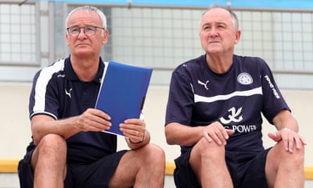 Claudio Ranieri and his assistant Steve Walsh