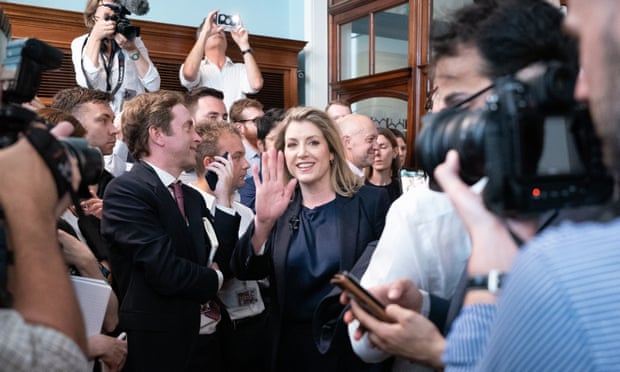 Penny Mordaunt at the launch of her campaign