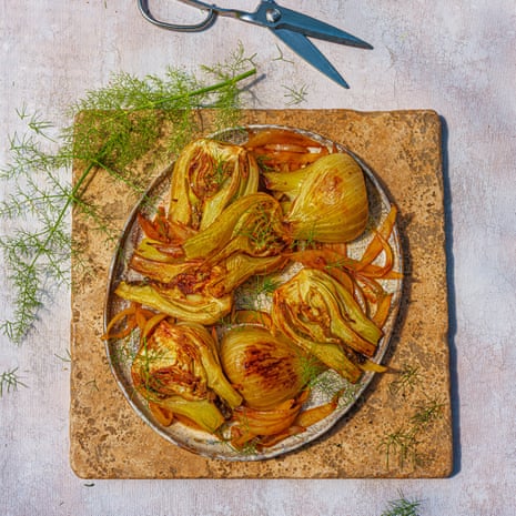 Fennel baked with white wine – fenouil au four.