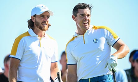 Tommy Fleetwood and Rory McIlroy
