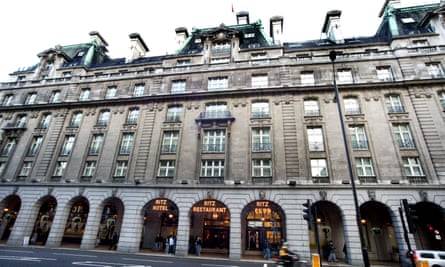 The Ritz hotel, London