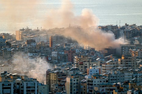 Israeli airstrikes hit Beirut's southern suburbs on Tuesday.