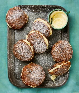 Yotam Ottolenghi’s carrot cake sandwich cookies.