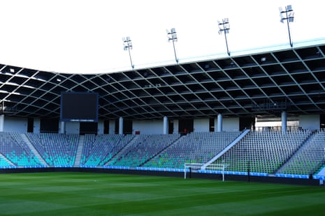 The Stozice Stadium in Ljubljana, where Slovenia will host Scotland today.