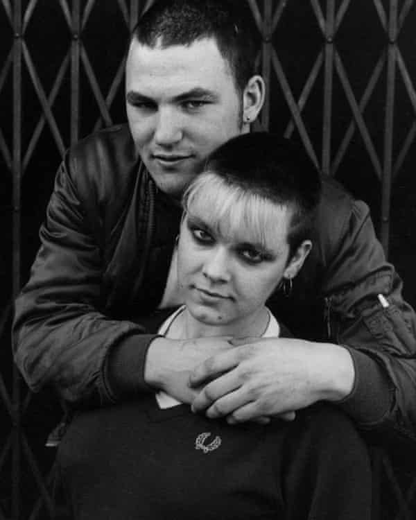 Look to your laurels: 70 years of the Fred Perry polo shirt | Fashion 3 A skinhead couple wear the brand.