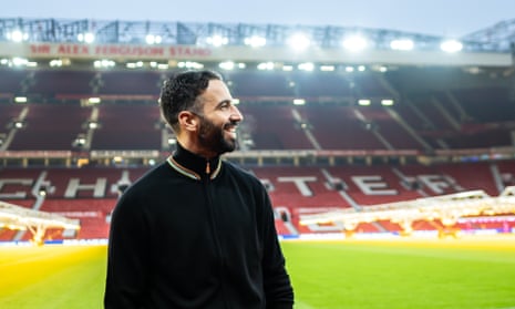 Rúben Amorim rocking up at Old Trafford.
