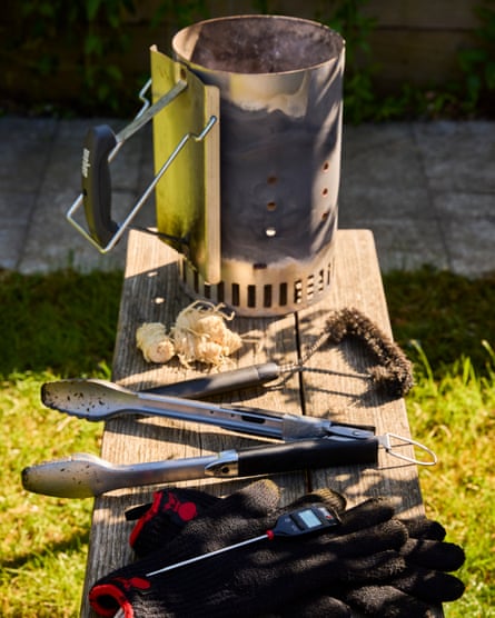 A selection of barbecue tools