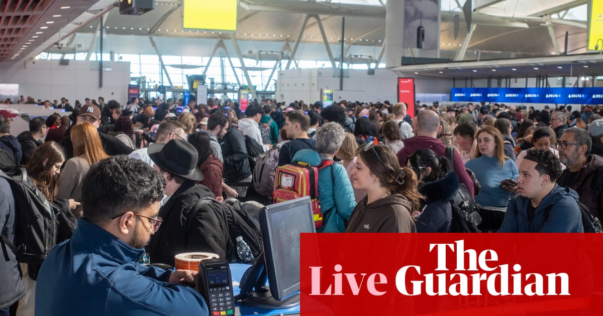 Nearly 500 airport security staff quit as DHS shutdown drags on with no end in sight – US politics live