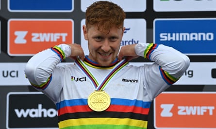 Charlie Hatton with his medal