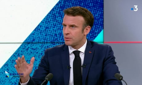 French President Emmanuel Macron has called for restraint in both words and actions in dealing with the Ukraine conflict on Sunday (March 27), after U.S. President Joe Biden described Russian President Vladimir Putin as a "butcher" and said he should not remain in power. "I wouldn't use this type of wording because I continue to hold discussions with President Putin," Macron said on France 3 TV channel.