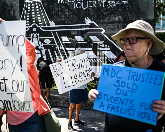Miami deal for Trump library next to famous Freedom Tower angers critics