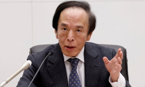 Bank of Japan governor Kazuo Ueda attends a press conference in Tokyo in March 2025.